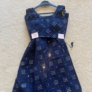 NWT Midnight/Navy Blue Indian Lehenga/Chaniya Choli - XS/S